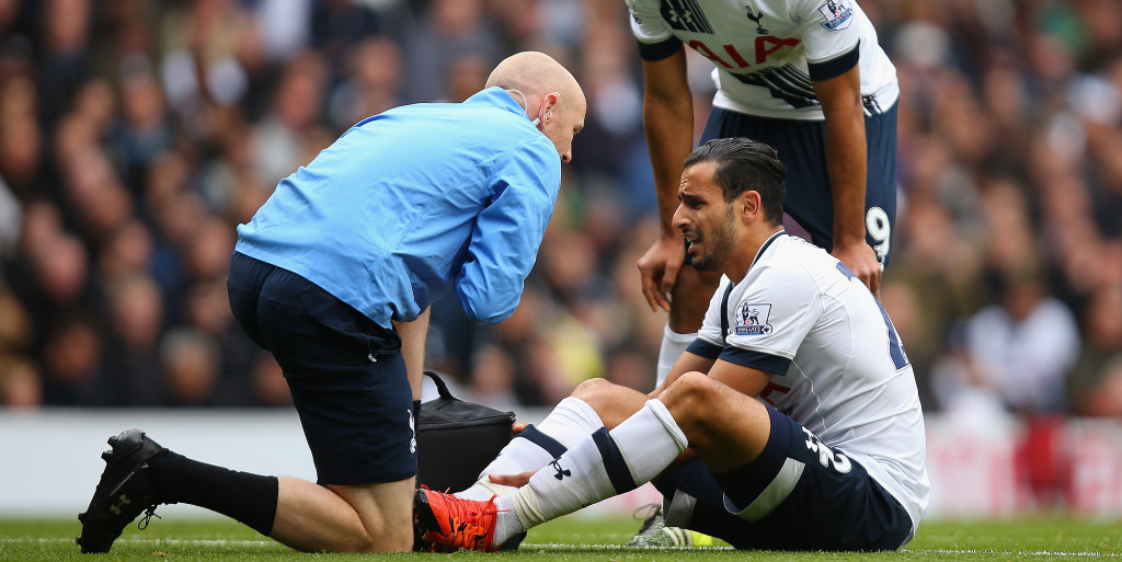 Chadli ruled out for four weeks