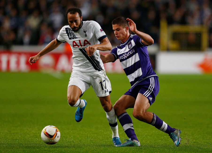 RSC Anderlecht v Tottenham Hotspur FC - UEFA Europa League Dean Mouhtaropoulos/Getty Images Sport