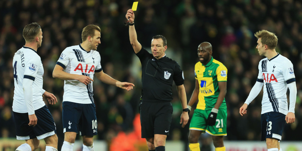 Referee removed from Stoke vs Tottenham game