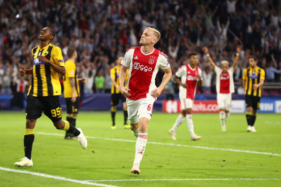 Ajax v AEK Athens - UEFA Champions League Group E Dean Mouhtaropoulos/Getty Images Sport