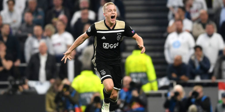 Spurs eye Van de Beek as potential Eriksen replacement