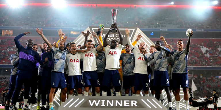 Some Tottenham fans take a light-hearted dig at Liverpool’ Super Cup win