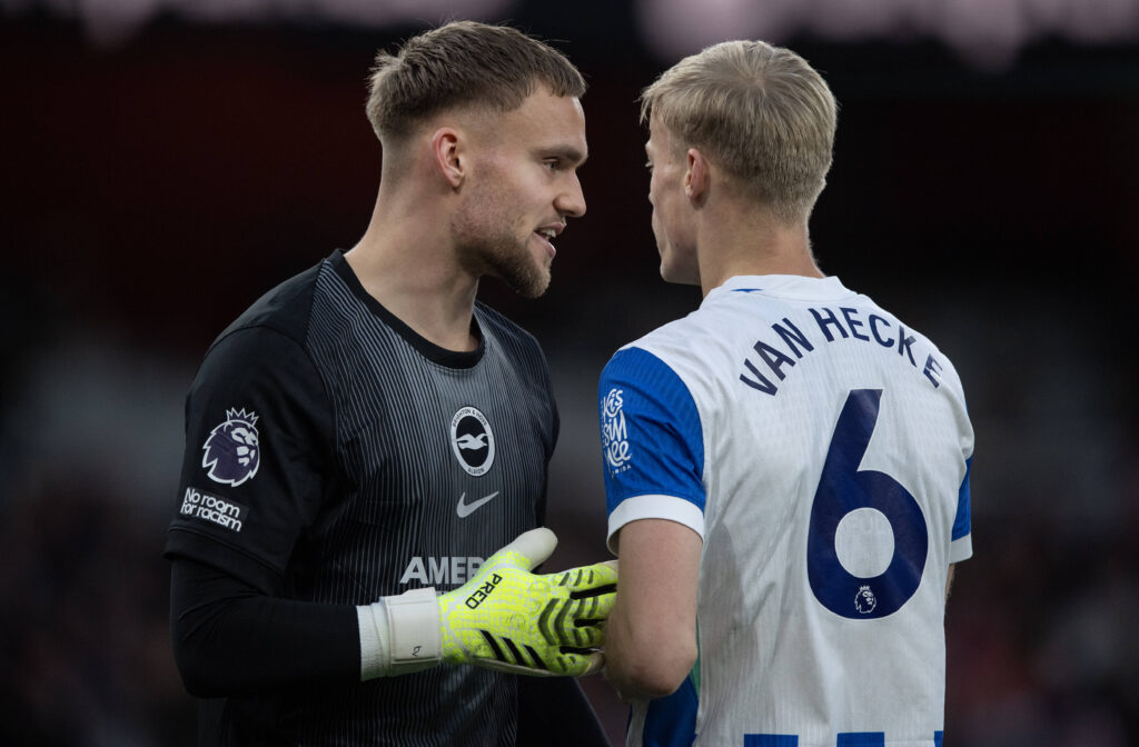 Did Jan Paul van Hecke and Bart Verbruggen pass Tottenham auditions during 2-2 Brighton draw?