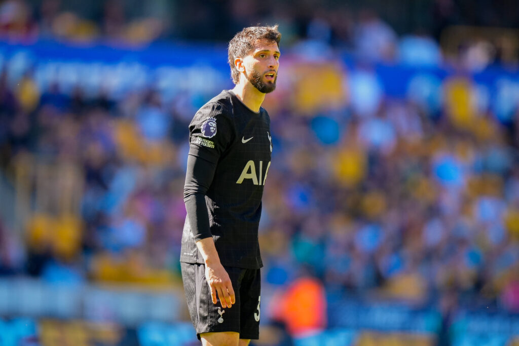 What Rodrigo Bentancur did immediately after final whistle blew during Wolves vs Tottenham