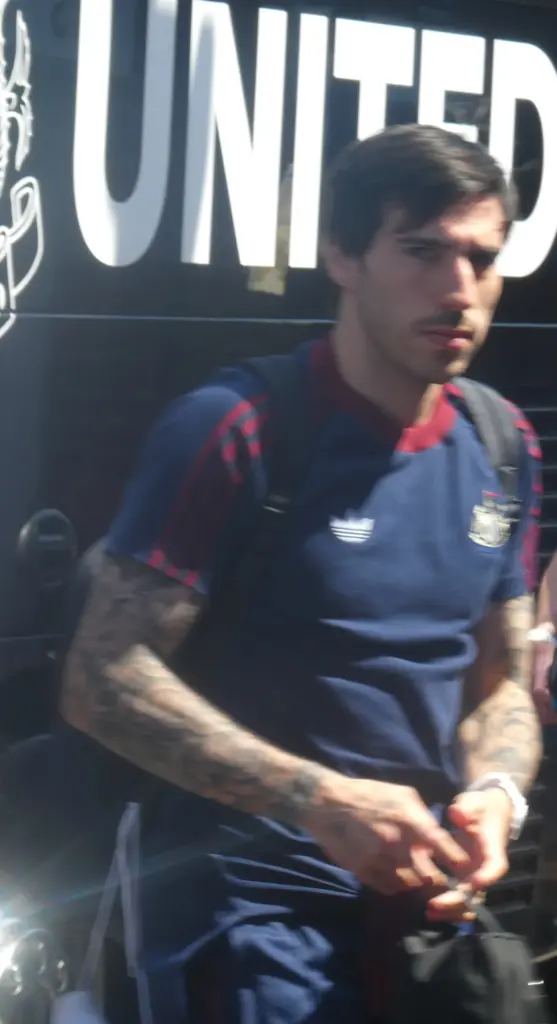 Sandro Tonali arriving for a Newcastle United match in May 2026, shortly before his Tottenham Hotspur transfer