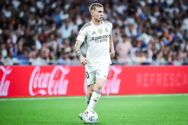 Franco Mastantuono in action for Real Madrid
