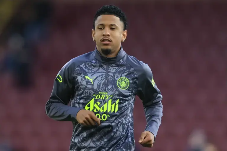 Savinho in training with Manchester City